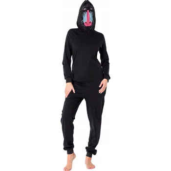 Dámské pyžamo Ladeheid kombinéza/overal černý, velikost S