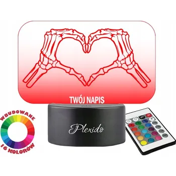 Lampička Plexido vícebarevná Noční lampa