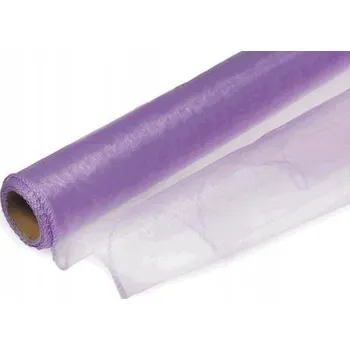 Organza obšitá, hladká v barvě VŘES