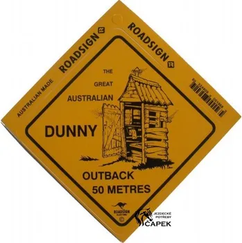 Žertovný předmět Samolepka Australian -DUNNY-