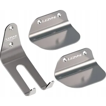 držák na kolo Lezyne držák kola na zeď Stainless Pedal Hook Silver