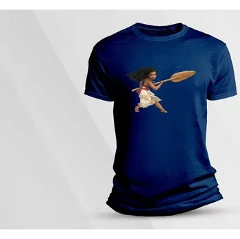 Chlapecké tričko Dětské bavlněné tričko Moana. Námořnická modrá velikost L