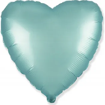 Balónek Fóliový balónek srdce světle modrý pastelový
