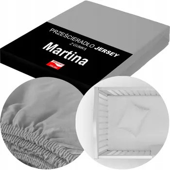 Prostěradlo Prostěradlo Jersey 120x60 s Gumou do Postýlky Prodyšné Měkké ŠEDÉ