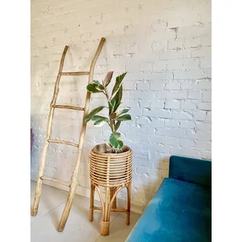 Stojan na květiny Držák Na Květináč Stojan na květiny Ručně vyrobený Přírodní Pollie L