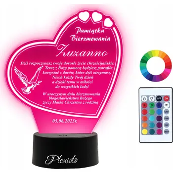 Lampička Plexido vícebarevná Noční lampa