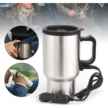 Termohrnek TERMOHRNEK CHROM 12V DO AUTA DO ZAPALOVAČE