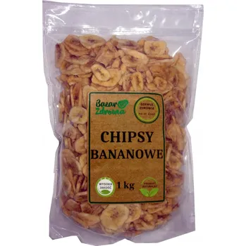 Sušené ovoce Chipsy banánové Bazar Zdrowia přírodní 1000 g