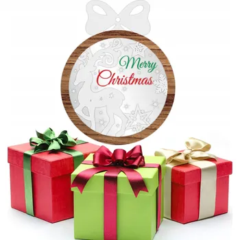 Vánoční dekorace VÁNOČNÍ KOULE VÁNOČNÍ BAŇKY KOULE 10 CM NA VÁNOČNÍ STROMČEK, PREMIUM AKRYLOVÉ SKLO