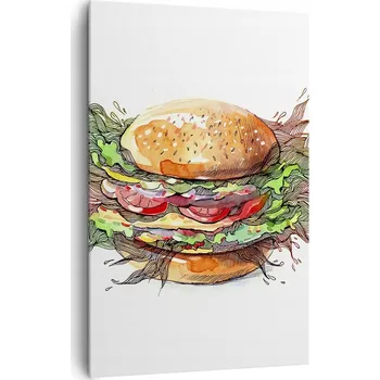 Obraz Velký obraz do obýváku XXL 80x120 gastronomie moderní na plátně obrazy