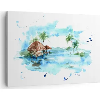 Obraz Obraz na plátně do obýváku, ložnice 70x50 krajina foto obrazy na zeď