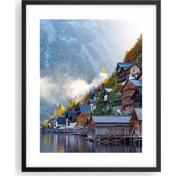 Obraz Obraz plakát na zeď v černém rámu 40x50 krajina plakáty do obývacího pokoje