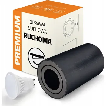 Stropní Svítidlo Přisazené Bodové Pohyblivé Stropní Svítidlo + LED Žárovka 5W Teplá Bílá