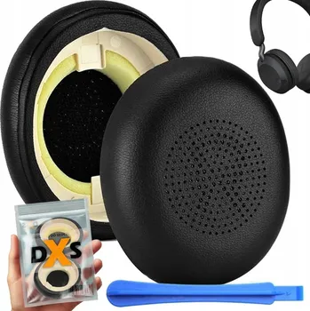 Sluchátka Náušníky houbičky / polštářky pro sluchátka Jabra Evolve2 65 MS UC, Elite 45h