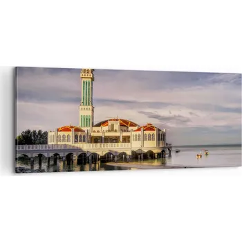 Obraz Foto obraz na plátně 100x40 architektura obývací pokoj ložnice na zeď velký