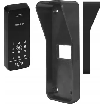 OCHRANNÁ STŘÍŠKA PRO VIDEOTELEFON, DOMÁCÍ TELEFON, MONTÁŽ NA POVRCH, ČERNÁ, PRO ORNO