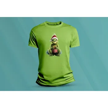 Dětská móda Dětské bavlněné tričko Grinch 3. Lime velikost L