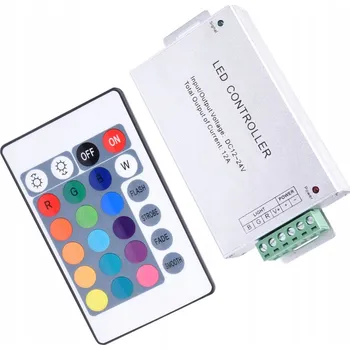 LED osvětlení Řídicí jednotka / Ovladač 12V pro LED RGB pásky JLM
