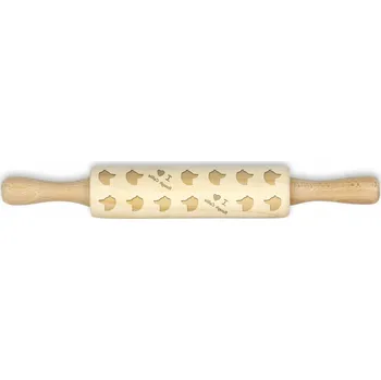 Obraz Skotský ovčák, Kolie malý gravírovaný váleček se psy, váleček se vzory