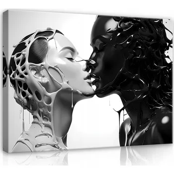 Obraz Obraz ŽENA PÁR ABSTRAKCE XXL Na Zeď 60x40