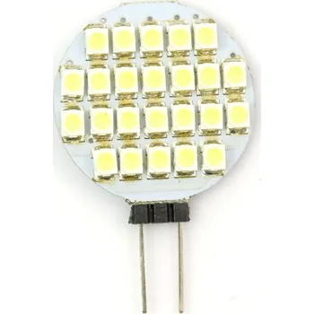 Žárovka Žárovka G4 24 LED 12V DC 2,4W SMD 160lm, barva bílá TEPLÁ