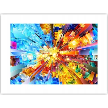 Obraz Obraz plakát do obýváku ložnice 40x30 abstrakce foto na zeď bez rámu