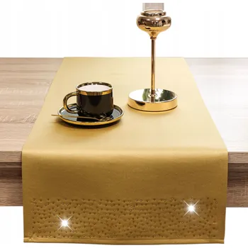 Prostěradlo Běžec na stůl zlatý 180 x 40 cm