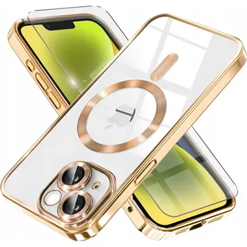 Pouzdro na mobilní telefon Zadní Kryt Erbord pro Apple iPhone 14 Plus zlatý