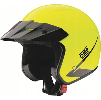 Helma na motorku Přilba OMP Star žlutá FLUO NOVÁ VERZE KJS vel XXL