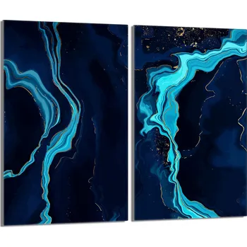 Kuchyňské prkénko Krájecí deska TMK ArtDeko sklo 2 ks