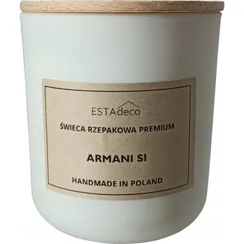 Svíčka Vonná řepková svíčka Armani Si ESTAdeco 1 ks