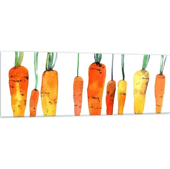 Obraz Obraz na skle do obýváku ložnice 90x30 gastronomie obrazy na zeď sklo