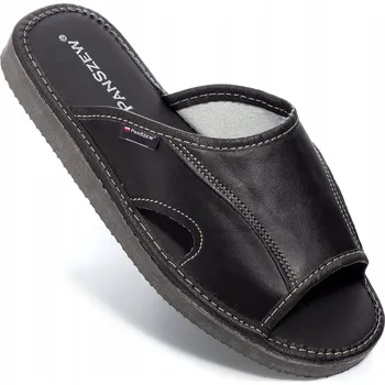 Pánské pantofle Pánské kožené Papuče , Nazouváky , Bačkory 40-46 PanSzew