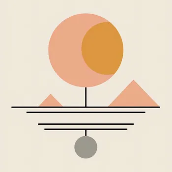 Plakát Plakát Geometrická Utopie bez rámu 100 x 100 cm