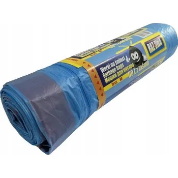 Pytle na odpadky HDPE pytle se stahovací páskou 60L modré