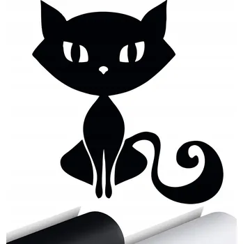 Samolepicí dekorace na vozidlo NÁLEPKA na auto KOČKA KOTĚ KOČIČKA CAT 14x15 cm