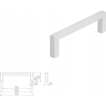 Nábytkové kování Nábytková úchytka SIRO 2108-104PB1 bílá