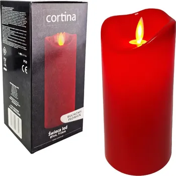 Svíčka LED SVÍČKA NÁPLŇ DO HŘBITOVNÉ SVÍČKY / HŘBITOVNÍCH SVÍČEK S POHYBLIVÝM PLAMENEM NA BATERIE, SVÍČKA 15 cm