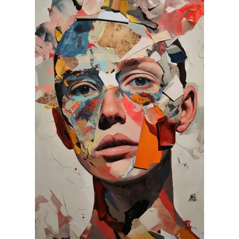 Plakát Plakát Rozdělení sebe sama bez rámu 29,7 x 42 cm