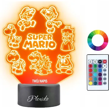 Lampička Plexido vícebarevná Noční lampa