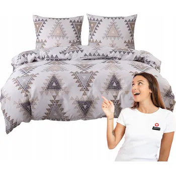 Povlečení Povlečení MARIA Povlaky na polštáře 70x80 Sada 160x200 3 Č. saténová stylová