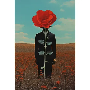 Plakát Plakát Pozorovatel zpoza máku bez rámu 61 x 90,5 cm