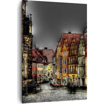 Obraz Obraz na plátně do obývacího pokoje ložnice 50x70 město obrazy na zeď canvas