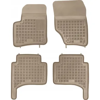 autokoberec Gumové autokoberce béžové Volkswagen Touareg I 2002-2010