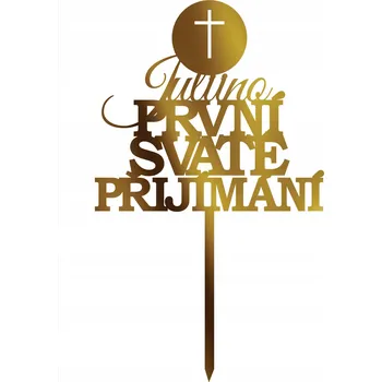 Obraz Topper První Svaté Přijímání - zlatý TKZ-23A