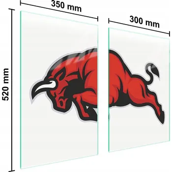 Kuchyňské prkénko Krájecí deska TMK ArtDeko sklo 2 ks