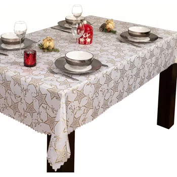 ubrus Ubrus Vánoční Svátky Hvězda 120x220 SW17 zlatý