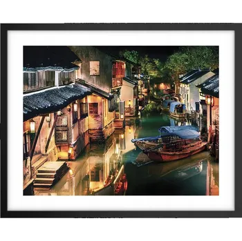 Obraz Foto obraz plakát na zeď v černém rámu 50x40 krajina do obýváku