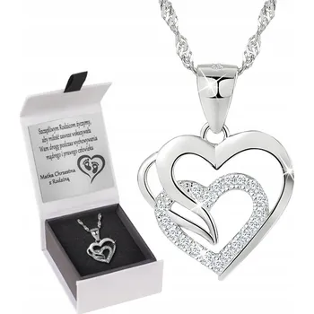 Náhrdelník Náhrdelník Mennica Bydgoska se stříbrným srdíčkem ryzost 925, 50 cm