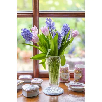 Obraz Plakát Váza s hyacintem a tulipány bez rámu 20 x 30 cm